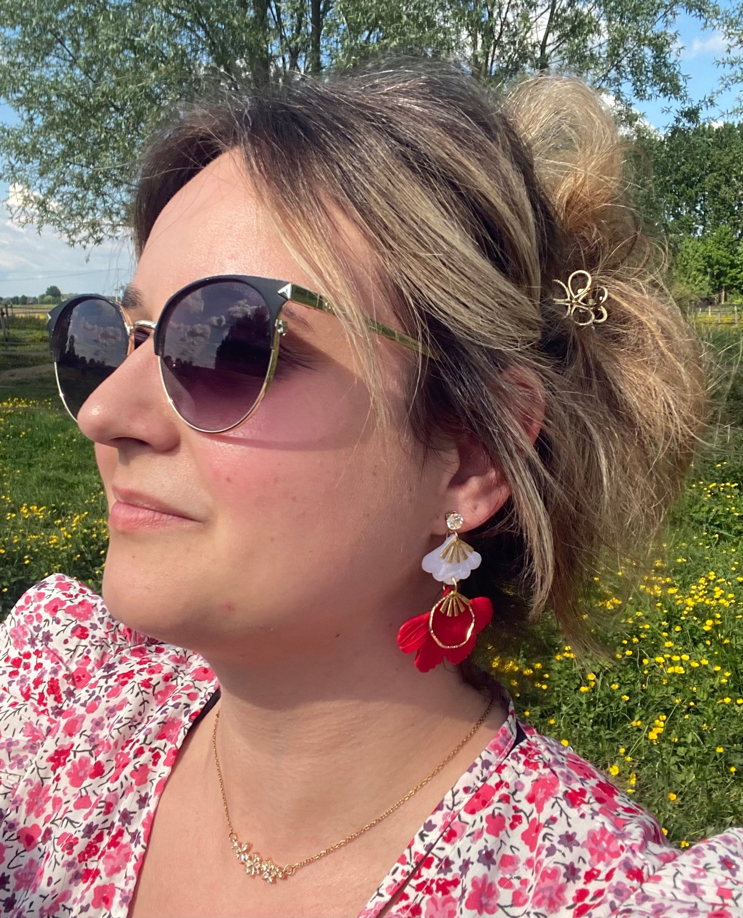 Boucles d'Oreilles FLEURINE